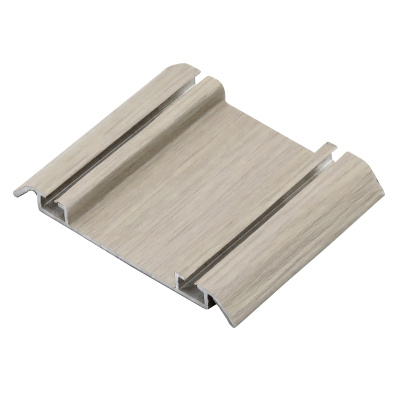 3.AL`OK Направляющая нижн. двуполоз., Дуб Дымчатый (6м)